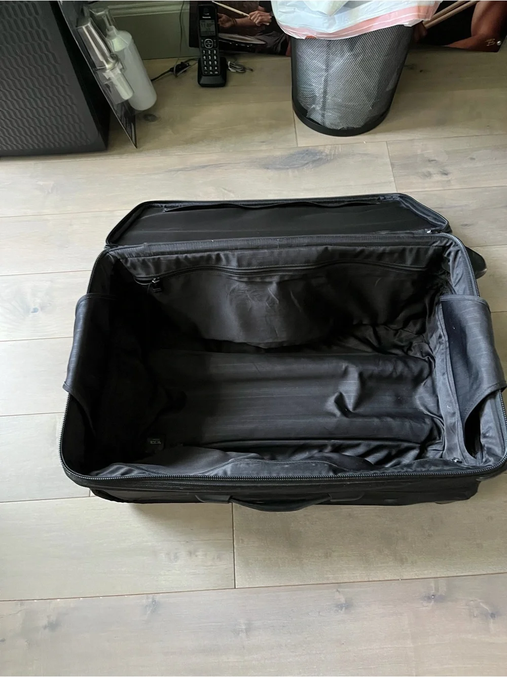 Tumi Black Rolling Travel Garment Bag